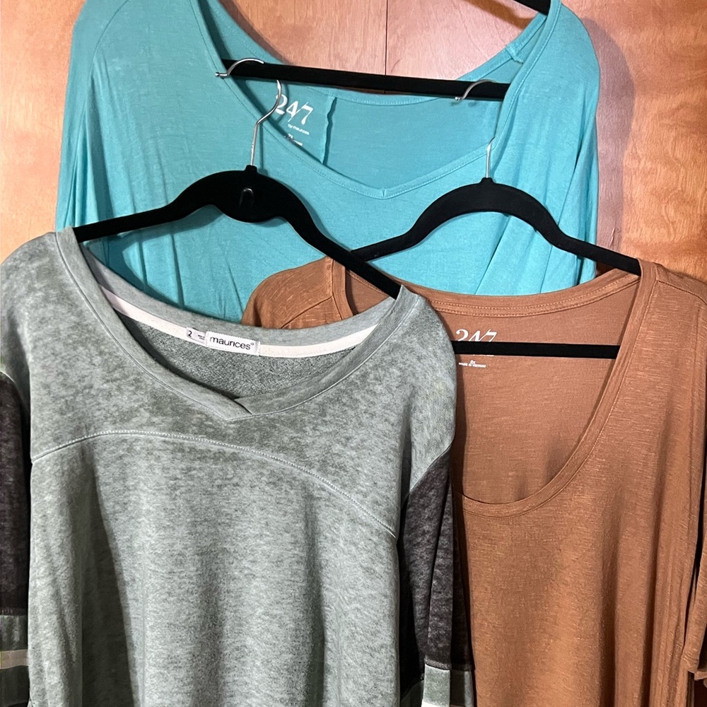 3 Maurice’s Tops Size 2